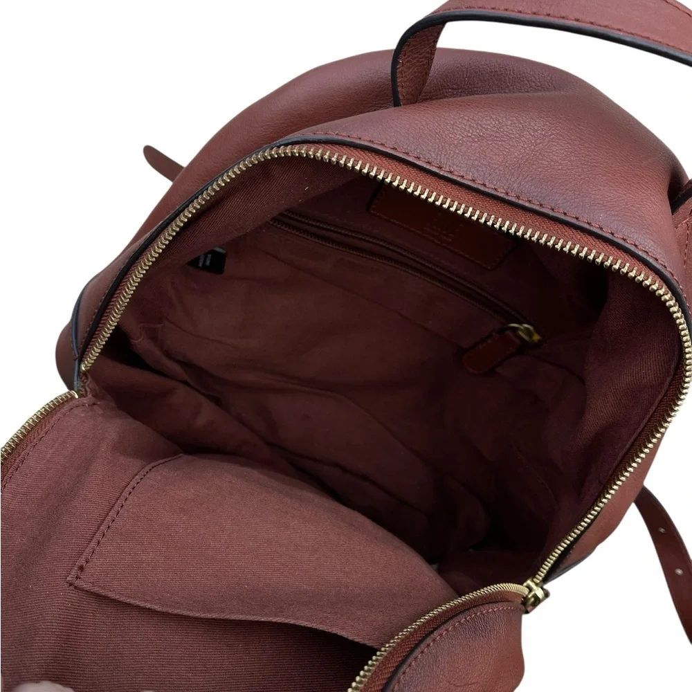 FRYE AND CO. Brown Leather Backpack